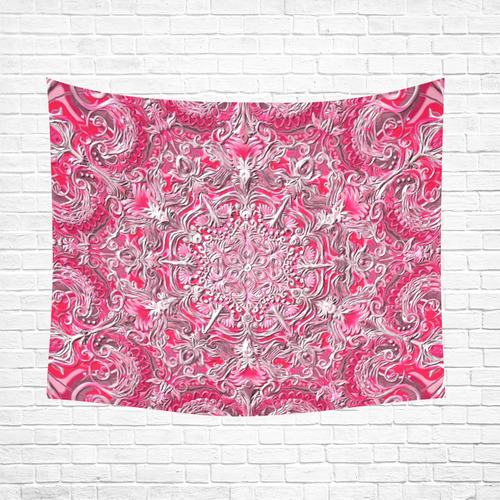 mandala oct 2016-17 Cotton Linen Wall Tapestry 60"x 51"