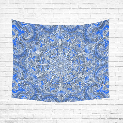 mandala oct 2016-15 Cotton Linen Wall Tapestry 60"x 51"