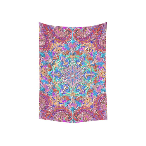 mandala oct 2016-1 Cotton Linen Wall Tapestry 40"x 60"