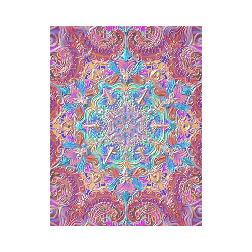 mandala oct 2016-1 Cotton Linen Wall Tapestry 60"x 80"
