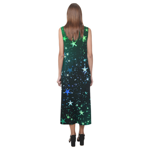 Stars 20160901 Phaedra Sleeveless Open Fork Long Dress (Model D08)