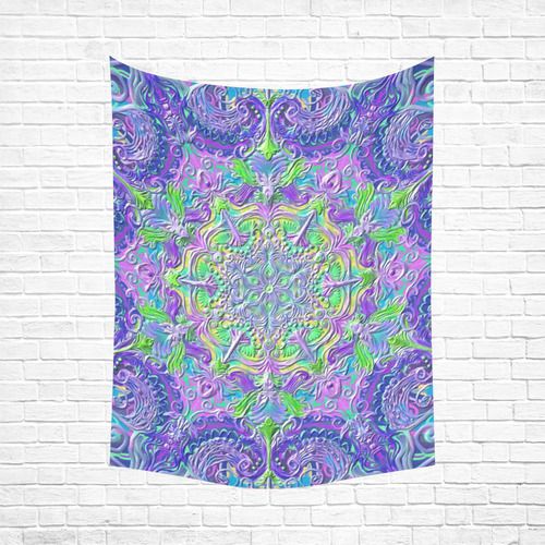 mandala oct 2016-4 Cotton Linen Wall Tapestry 60"x 80"