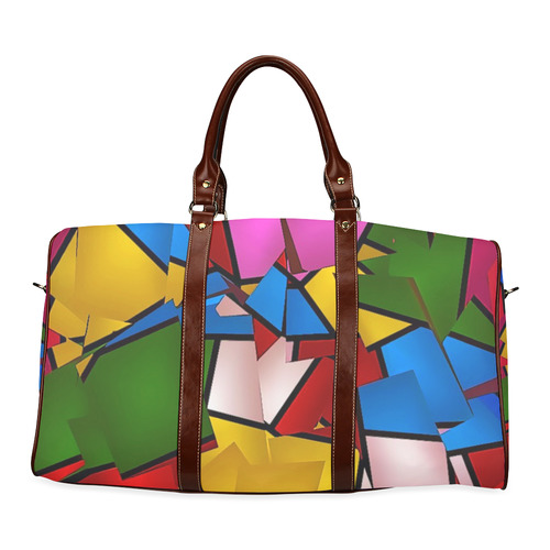 Lightning Pattern by Artdream Waterproof Travel Bag/Large (Model 1639)