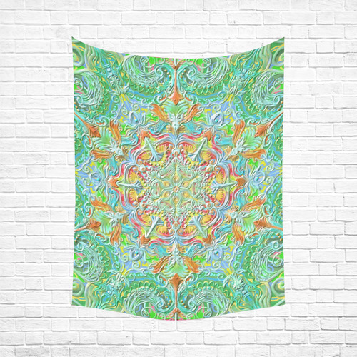 mandala oct 2016-2 Cotton Linen Wall Tapestry 60"x 80"