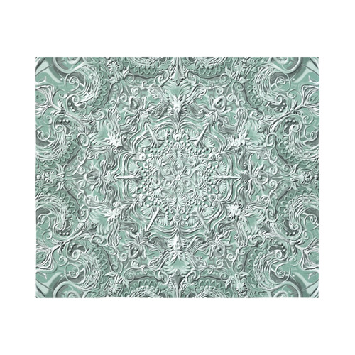 mandala oct 2016-18 Cotton Linen Wall Tapestry 60"x 51"