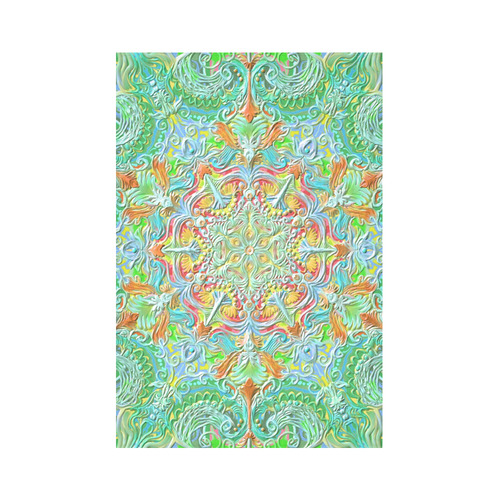 mandala oct 2016-2 Cotton Linen Wall Tapestry 60"x 90"