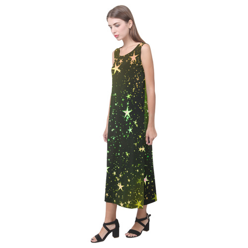 Stars 20160902 Phaedra Sleeveless Open Fork Long Dress (Model D08)