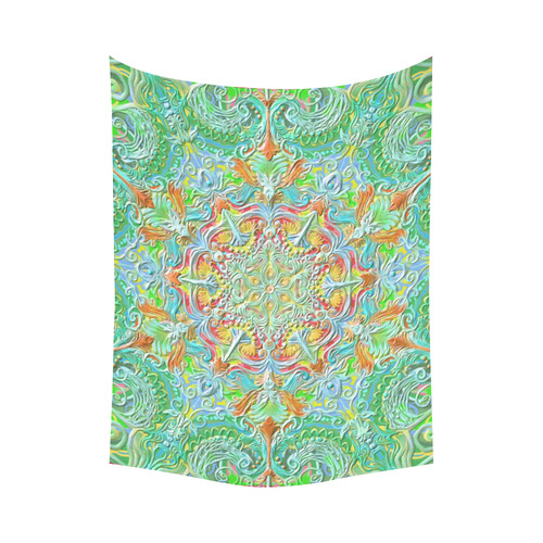 mandala oct 2016-2 Cotton Linen Wall Tapestry 60"x 80"