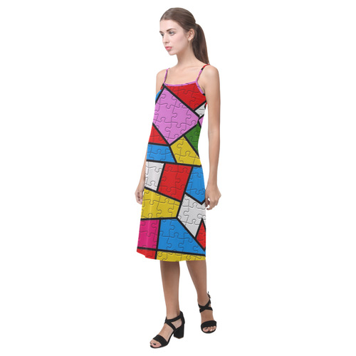 Puzzle Dream by Popart Lover Alcestis Slip Dress (Model D05)