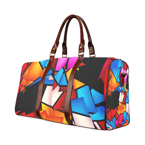 Lightning Pattern by Artdream Waterproof Travel Bag/Small (Model 1639)