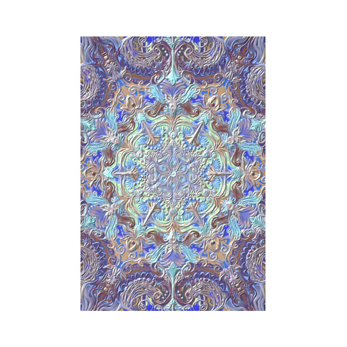mandala oct 2016-13 Cotton Linen Wall Tapestry 60"x 90"