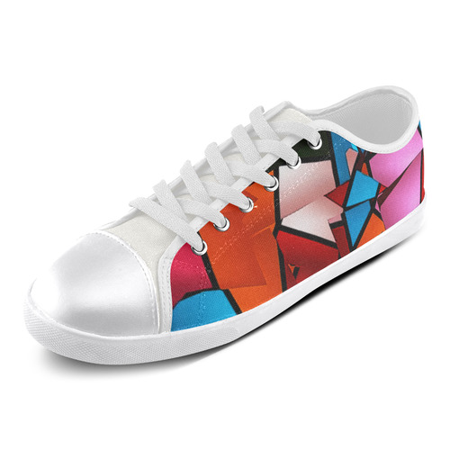 Lightning Pattern by Artdream Canvas Shoes for Women/Large Size (Model 016)