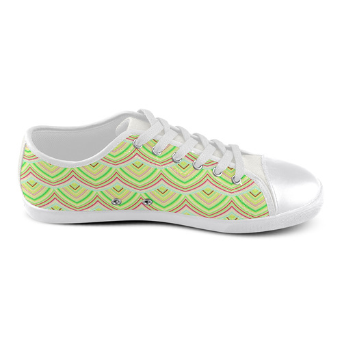 sweet pattern 19E Canvas Shoes for Women/Large Size (Model 016)