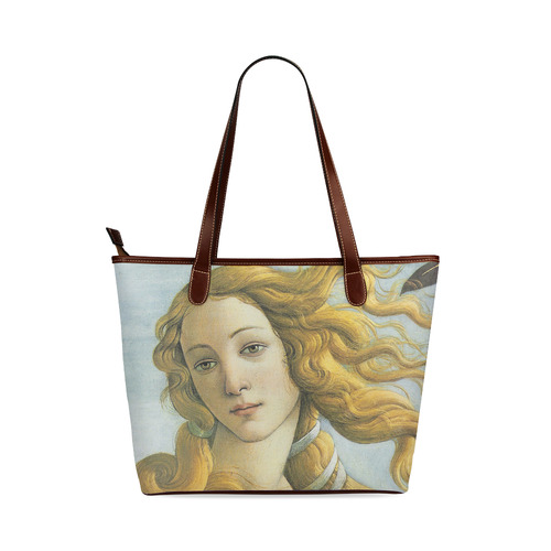 Botticelli Birth of Venus Fine Art Shoulder Tote Bag (Model 1646)