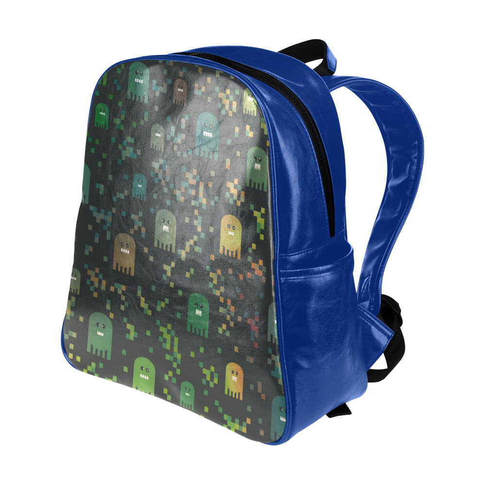Pac Video Game Men MultiPockets Backpack (Model 1636) ID D940050