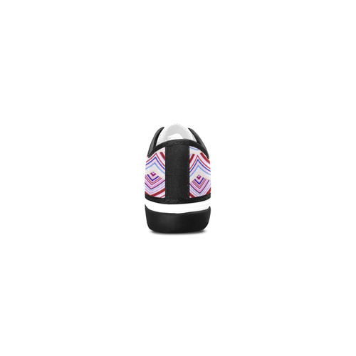 sweet pattern 19C Women's Canvas Zipper Shoes/Large Size (Model 001)