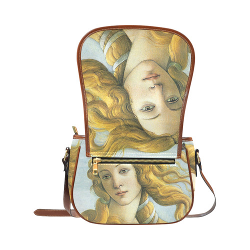 Botticelli Birth of Venus Fine Art Saddle Bag/Large (Model 1649)