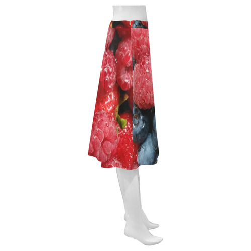 Berries Mnemosyne Women's Crepe Skirt (Model D16)