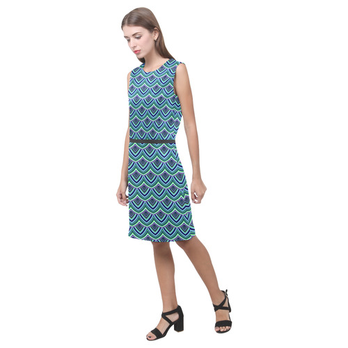 sweet pattern 19A Eos Women's Sleeveless Dress (Model D01)