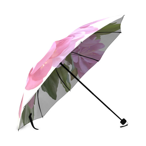 Pink Blossom Branch, watercolors Foldable Umbrella (Model U01)