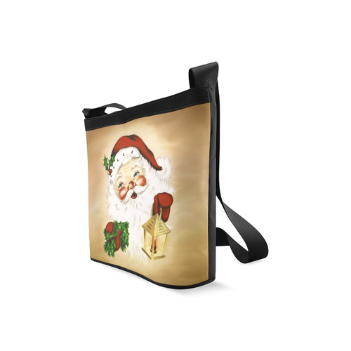 A cute Santa Claus with a mistletoe and a latern Crossbody Bags (Model 1613)