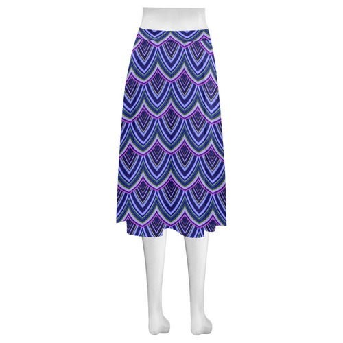 sweet pattern 19B Mnemosyne Women's Crepe Skirt (Model D16)