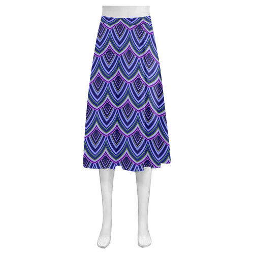 sweet pattern 19B Mnemosyne Women's Crepe Skirt (Model D16)