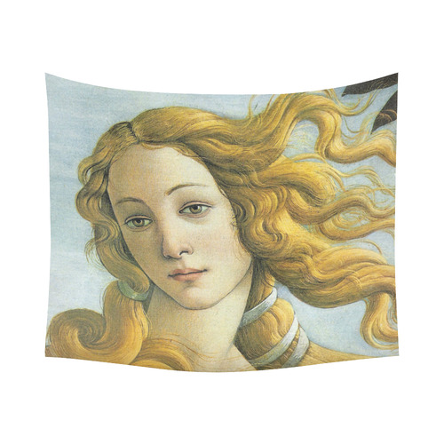 Botticelli Birth of Venus Fine Art Cotton Linen Wall Tapestry 60"x 51"