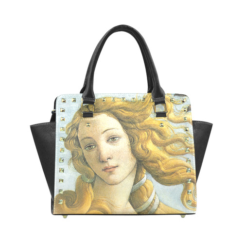 Botticelli Birth of Venus Fine Art Rivet Shoulder Handbag (Model 1645)