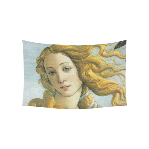 Botticelli Birth of Venus Fine Art Cotton Linen Wall Tapestry 60"x 40"