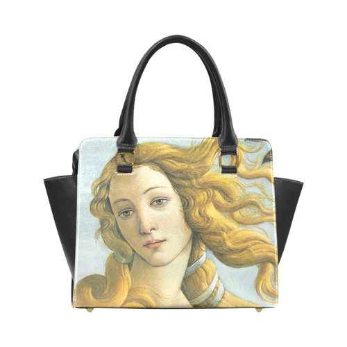 Botticelli Birth of Venus Fine Art Rivet Shoulder Handbag (Model 1645)