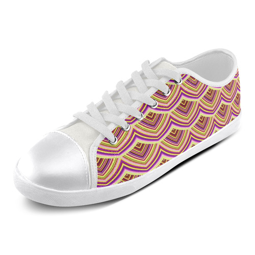 sweet pattern 19F Canvas Shoes for Women/Large Size (Model 016)