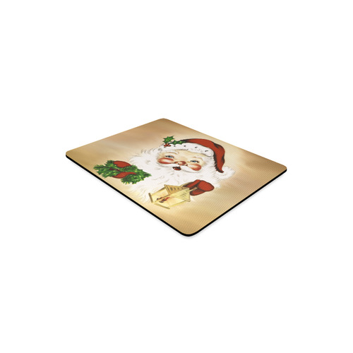 A cute Santa Claus with a mistletoe and a latern Rectangle Mousepad