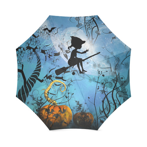 Cute flying witch Foldable Umbrella (Model U01)