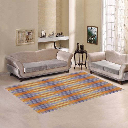 Gray Orange Stripes Pattern