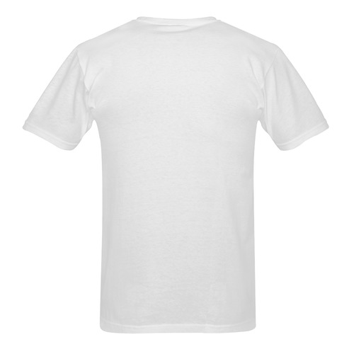 Santa Hat Golf Ball and Club Christmas Sunny Men's T- shirt (Model T06)