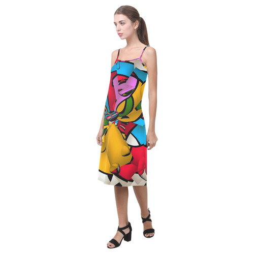 Cylindrical Mirror by Popart Lover Alcestis Slip Dress (Model D05)