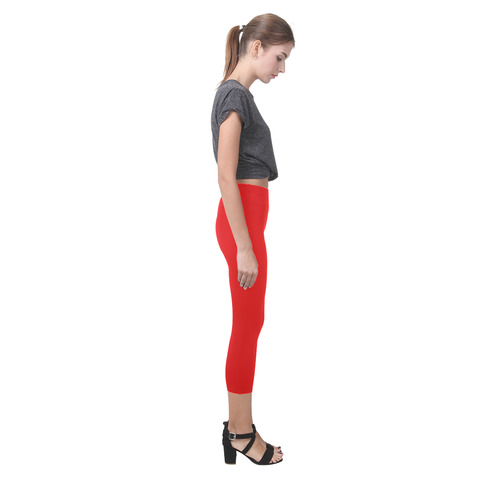 New! Wild red designers Leggings. Shop new fashion in our Atelier. Collection 2016 for girls is avai Capri Legging (Model L02)