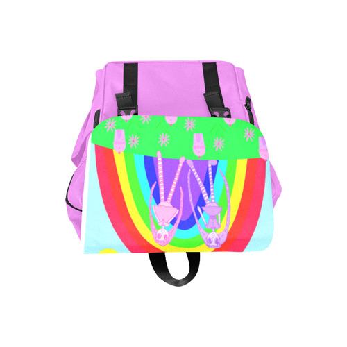 lollidollypoprainbowlandbackpack Casual Shoulders Backpack (Model 1623)