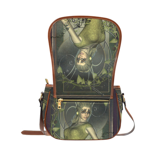 Wonderful fantasy women Saddle Bag/Small (Model 1649) Full Customization