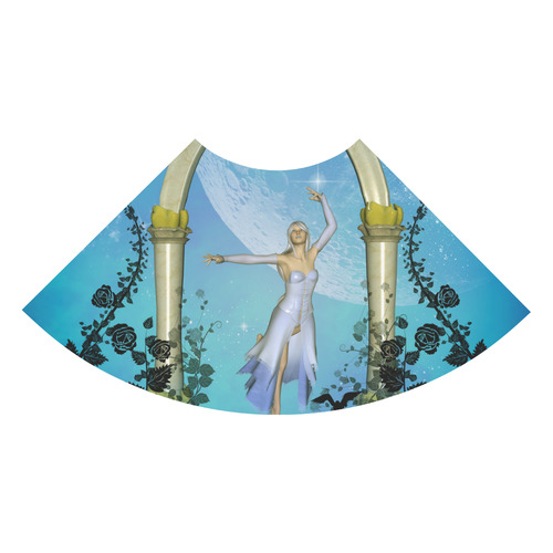 Dancing in the sky with roses 3/4 Sleeve Sundress (D23)
