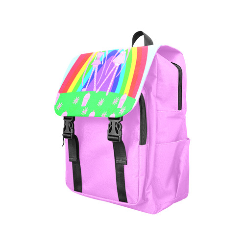 lollidollypoprainbowlandbackpack Casual Shoulders Backpack (Model 1623)