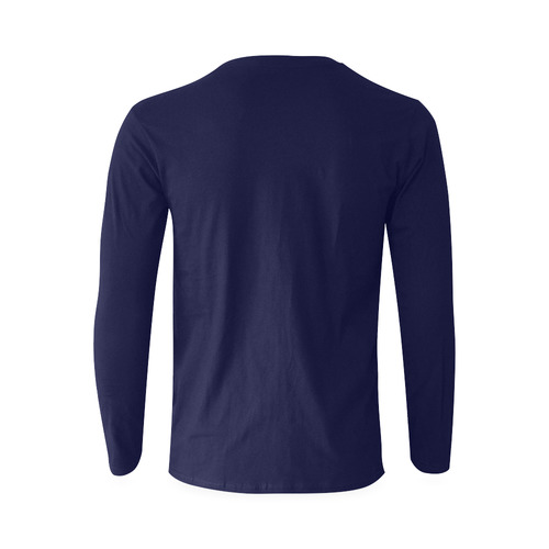 Santa Hat Golf Ball and Club Christmas Sunny Men's T-shirt (long-sleeve) (Model T08)