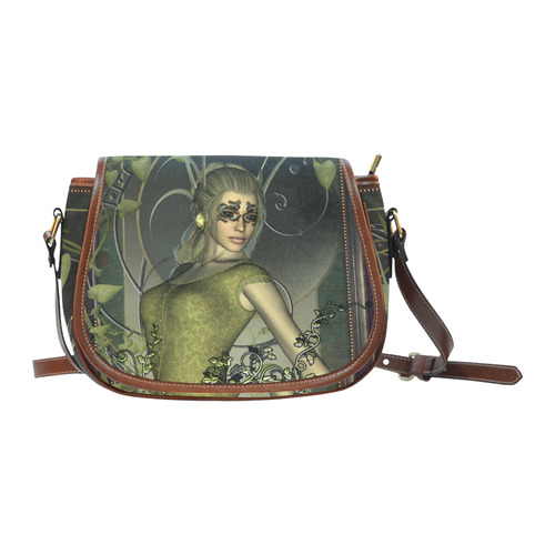 Wonderful fantasy women Saddle Bag/Small (Model 1649) Full Customization