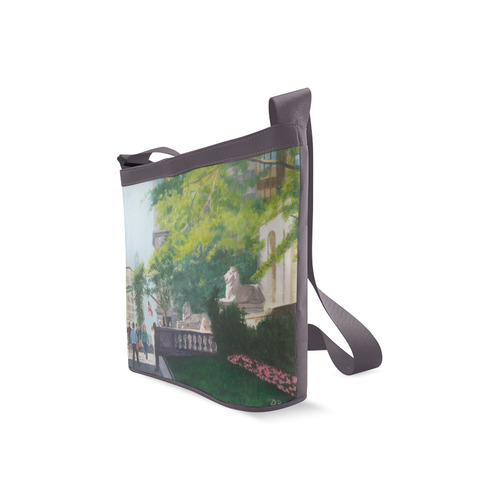 Library Lions Crossbody Bags (Model 1613)
