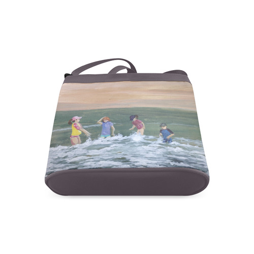 kids in water Crossbody Bags (Model 1613)