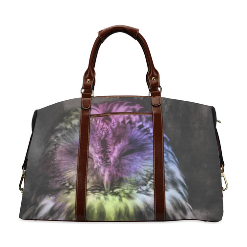 Abstract colorful owl Classic Travel Bag (Model 1643) Remake