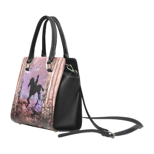 The unicorn with fairy Classic Shoulder Handbag (Model 1653)