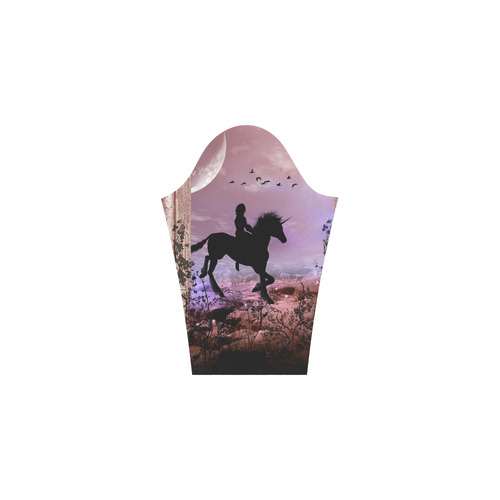 The unicorn with fairy Bateau A-Line Skirt (D21)