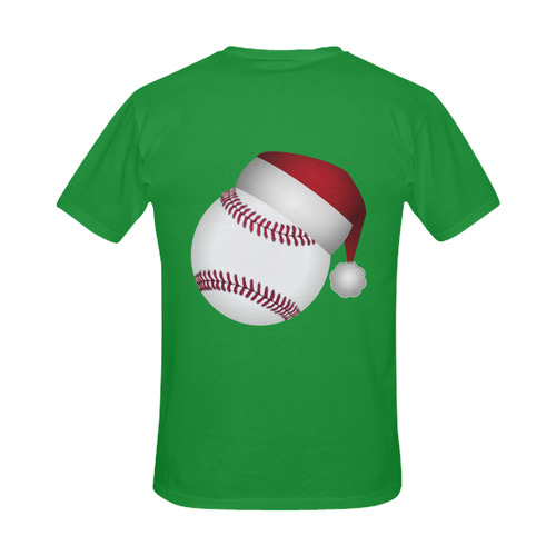 Santa Hat Baseball Christmas Men's Slim Fit T-shirt (Model T13)